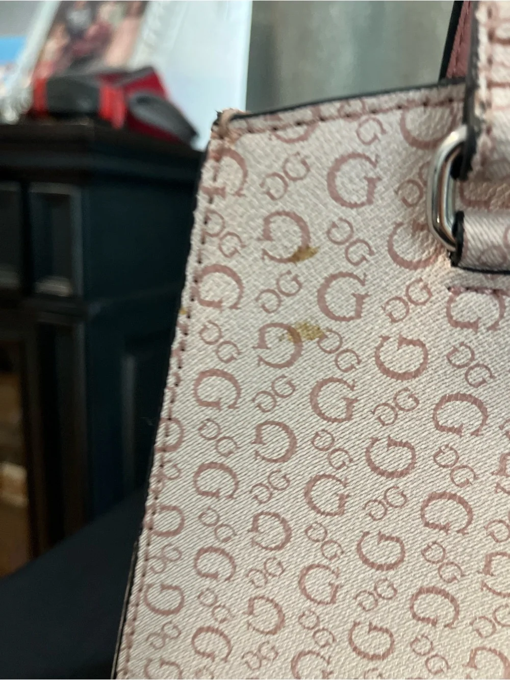 Guess structured satchel